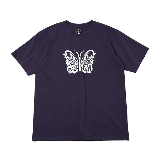 NEEDLES × Kae Tanaka S/S Crew Neck Tee - Poly Jersey / KT Papillon