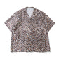 Silk open collar SS shirt