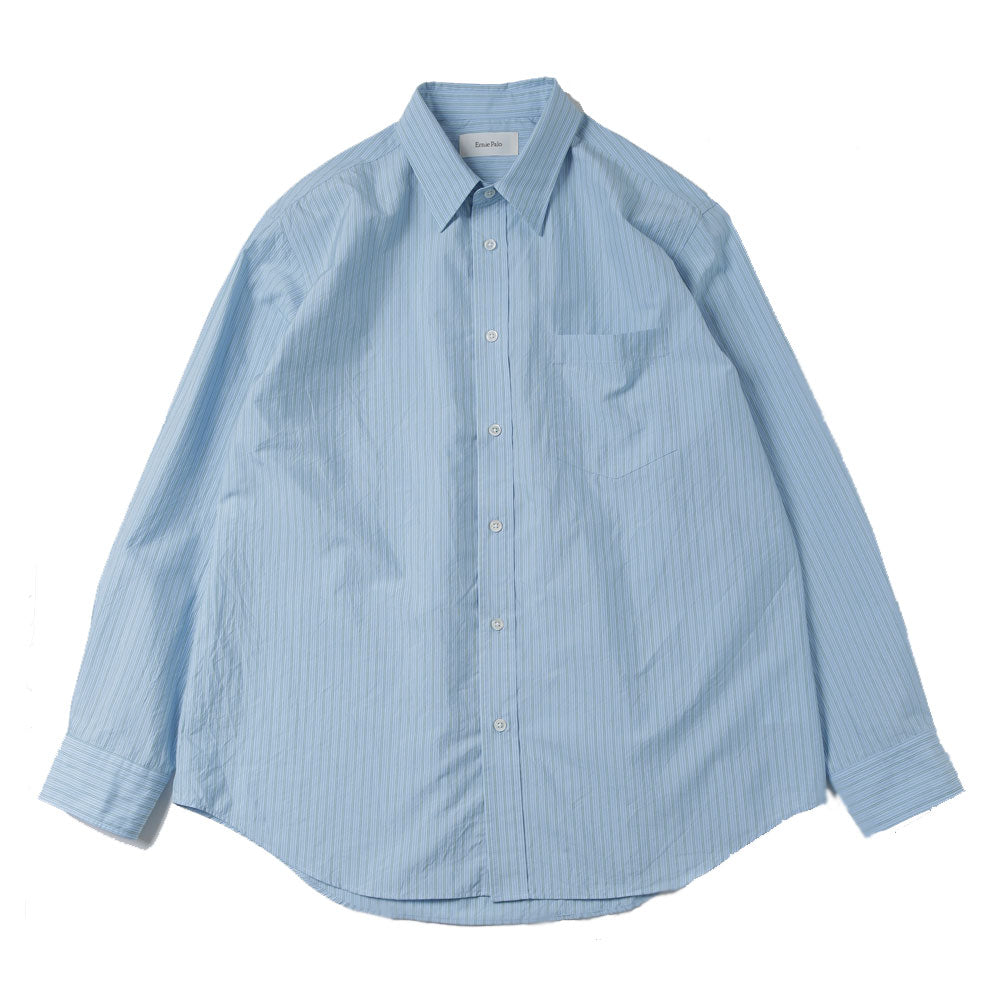 Silk Cotton Stripe Shirt