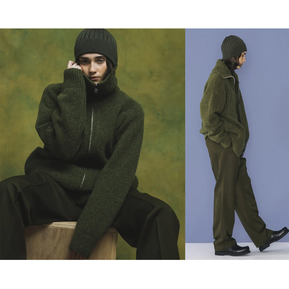 OFFICER EASY TROUSERS WOOL TWILL 8/1mae