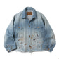 CUT OFF DENIM COVERALL