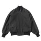 Nubuck Leather Rib Blouson