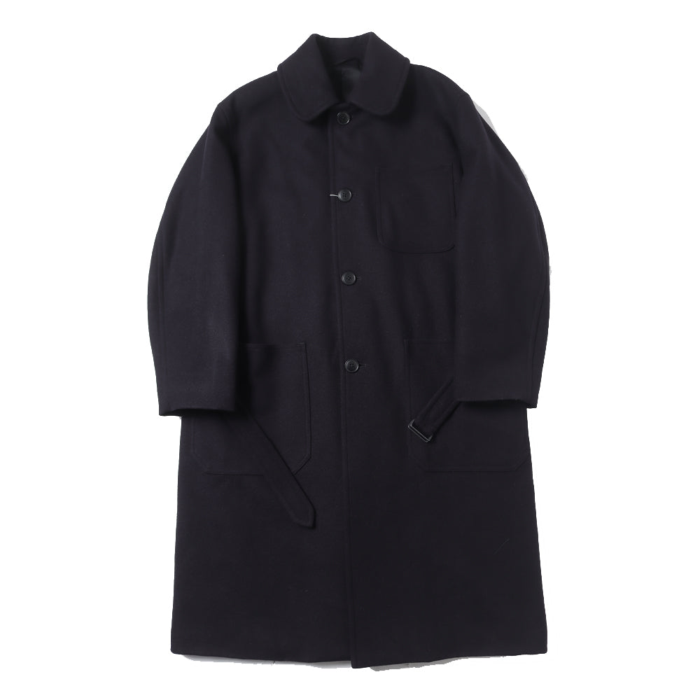 Wool cashmere military coat