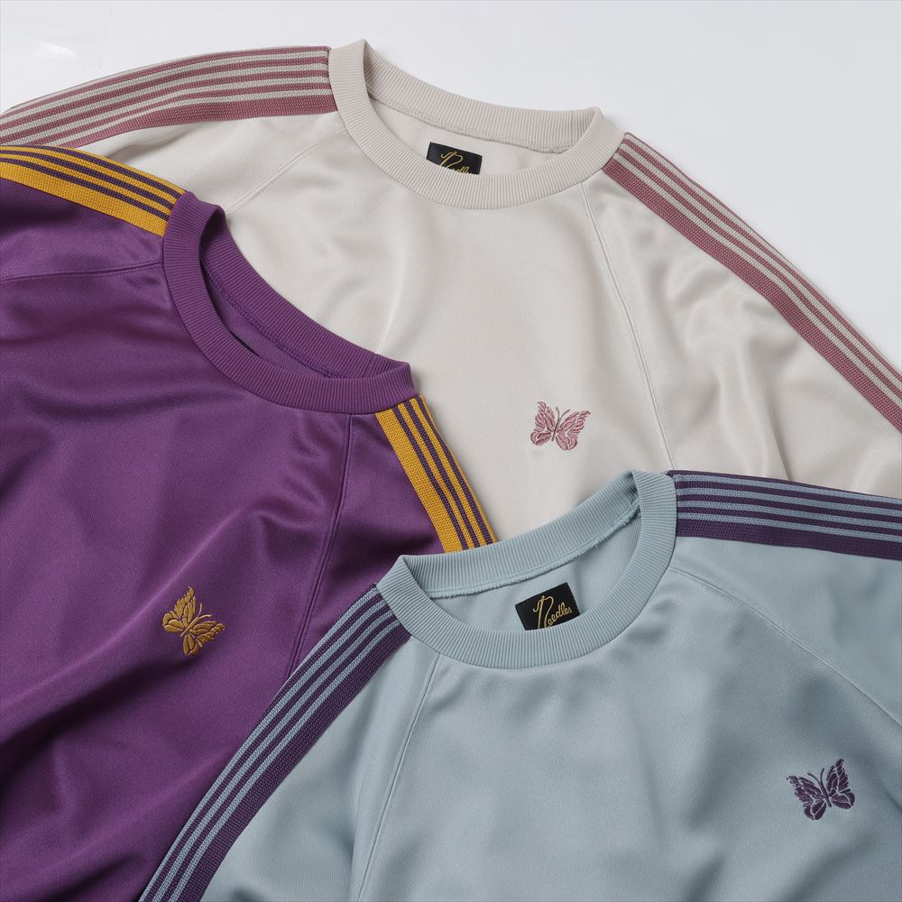 NEEDLES(ニードルズ) Track Crew Neck Shirt - Poly Smooth (QV306  