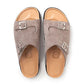 FULL SLIDE SANDALS COW SUEDE