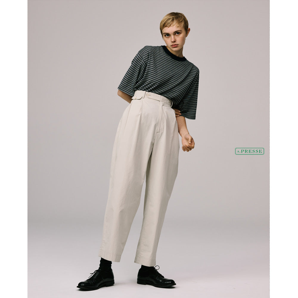 A.PRESSE (ア プレッセ) High Density Weather Cloth Trousers 24SAP 