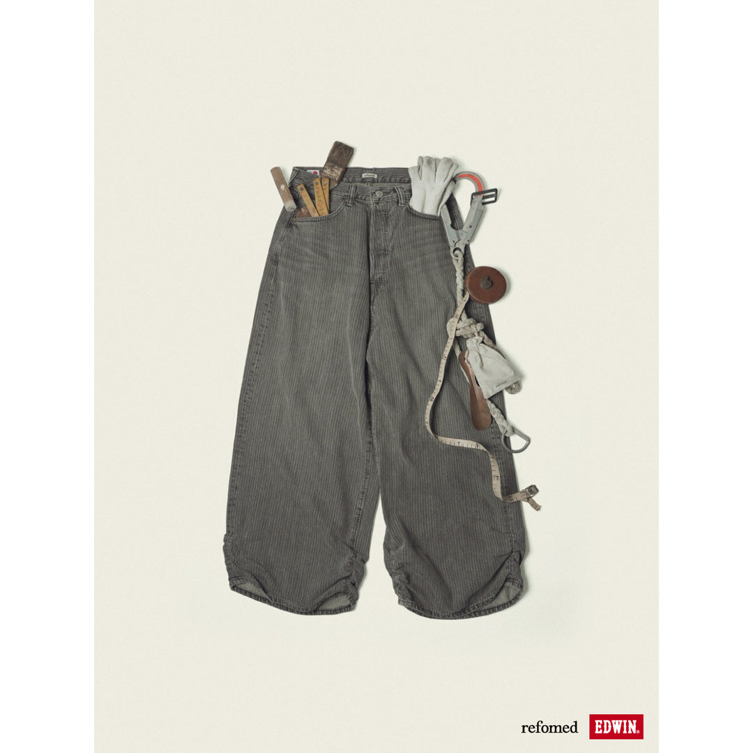 refomed × EDWIN FRESH MAN DENIM WIDE PANTS by EDWIN STRIPE (REPT