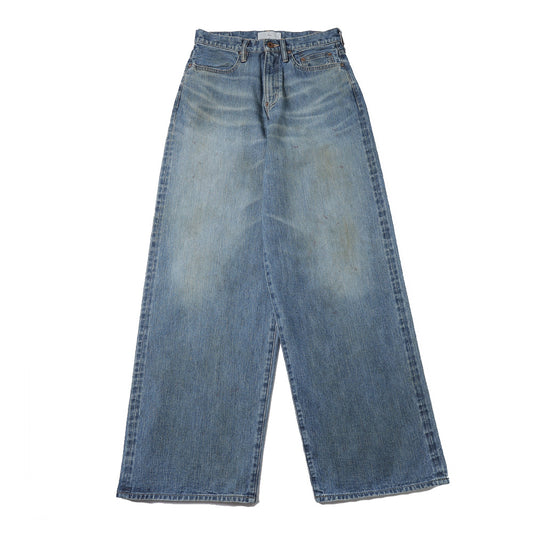 FADED MODERN DENIM PANTS WIDE CUT