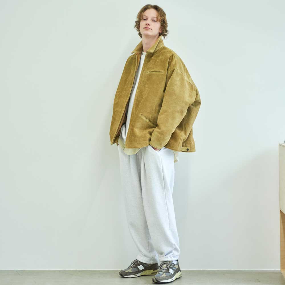 SFC WIDE TAPERED SWEAT PANTS(ASH GRAY)