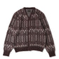 Mohair Cardigan - Geometric