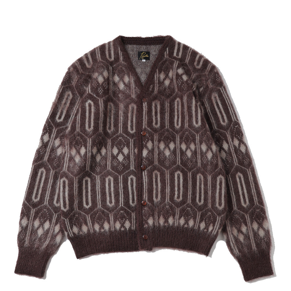Mohair Cardigan - Geometric