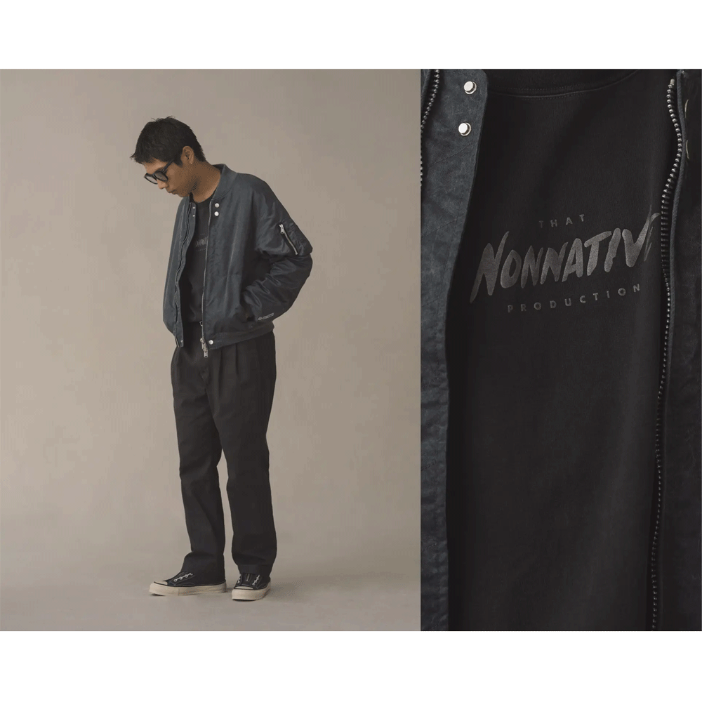 SPINGLE × nonnative DWELLER TRAINER 2 HI COTTON CANVAS OVERDYED WITH GORE-TEX
