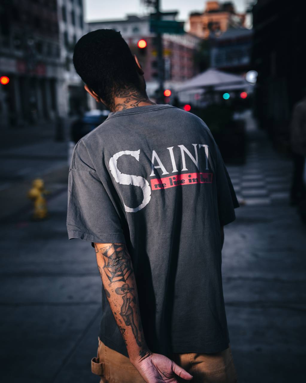 SS TEE / WE LIVE HELL / BLACK