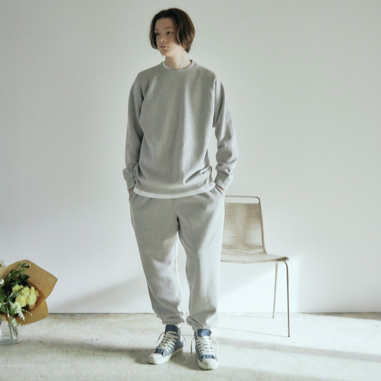 希少Lサイズ nevver × BROCHURE SWEAT PANTSその他