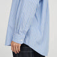 SOKTAS High Count Broad L/S Oversized Band Collar Shirt