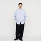 CANCLINI L/S Oversized Band Collar Shirt