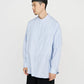 CANCLINI L/S Oversized Band Collar Shirt