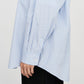 CANCLINI L/S Oversized Band Collar Shirt