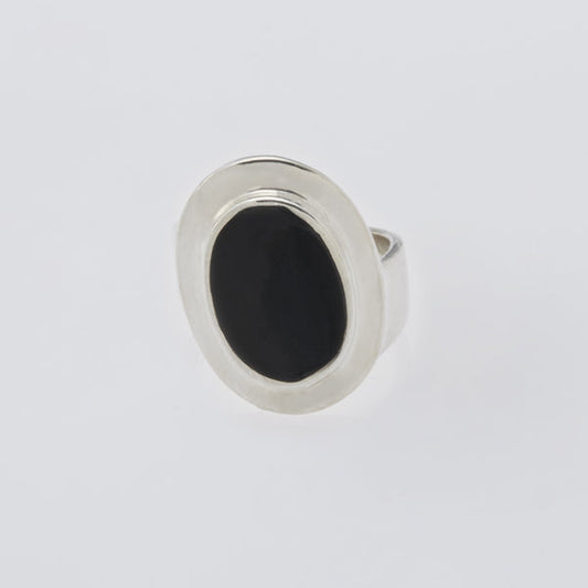 Amulet Ring with Onyx