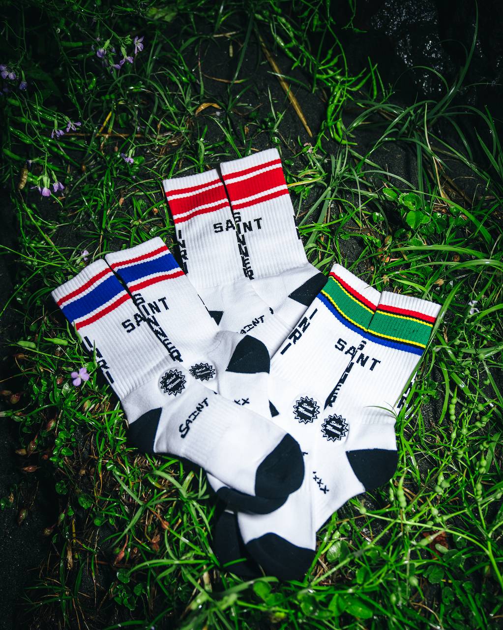 SOCKS/USA/WHITE