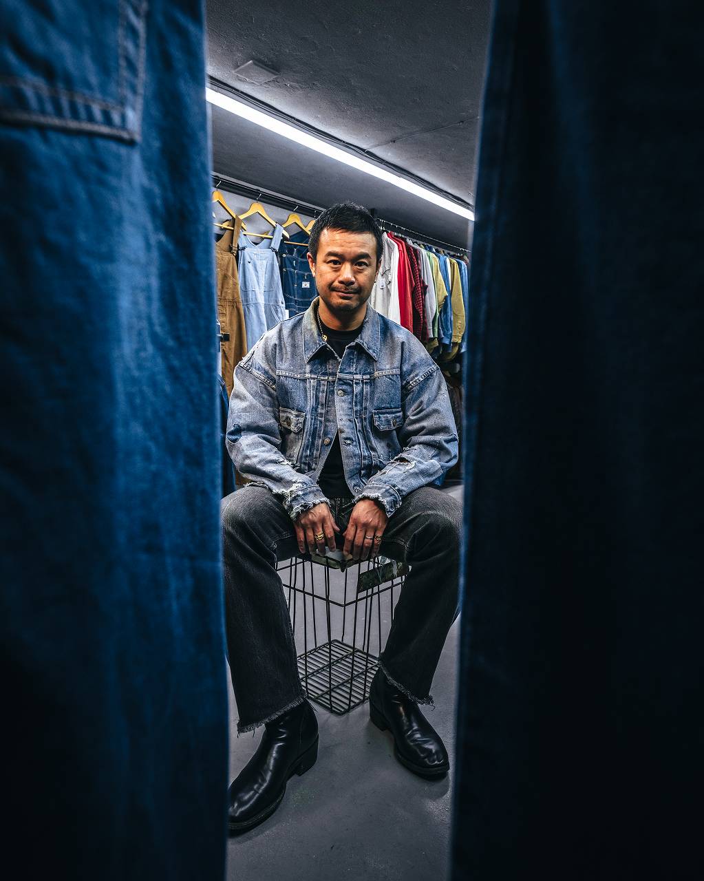 BJ_DENIM JKT/DAMAGE