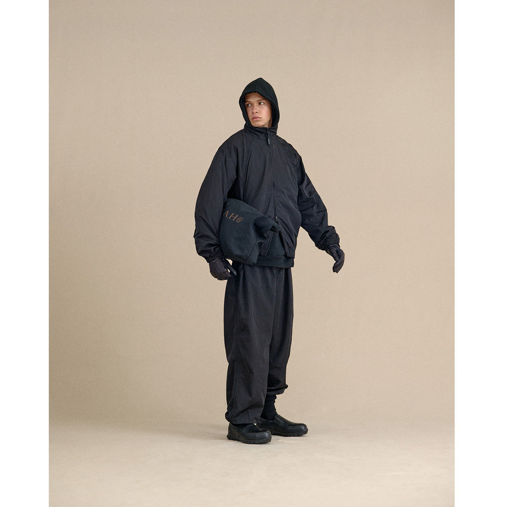 Nylon Piping Track Jacket