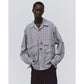 TECH SPORTS OPEN COLLAR SHIRT L/S NOVA CHECK
