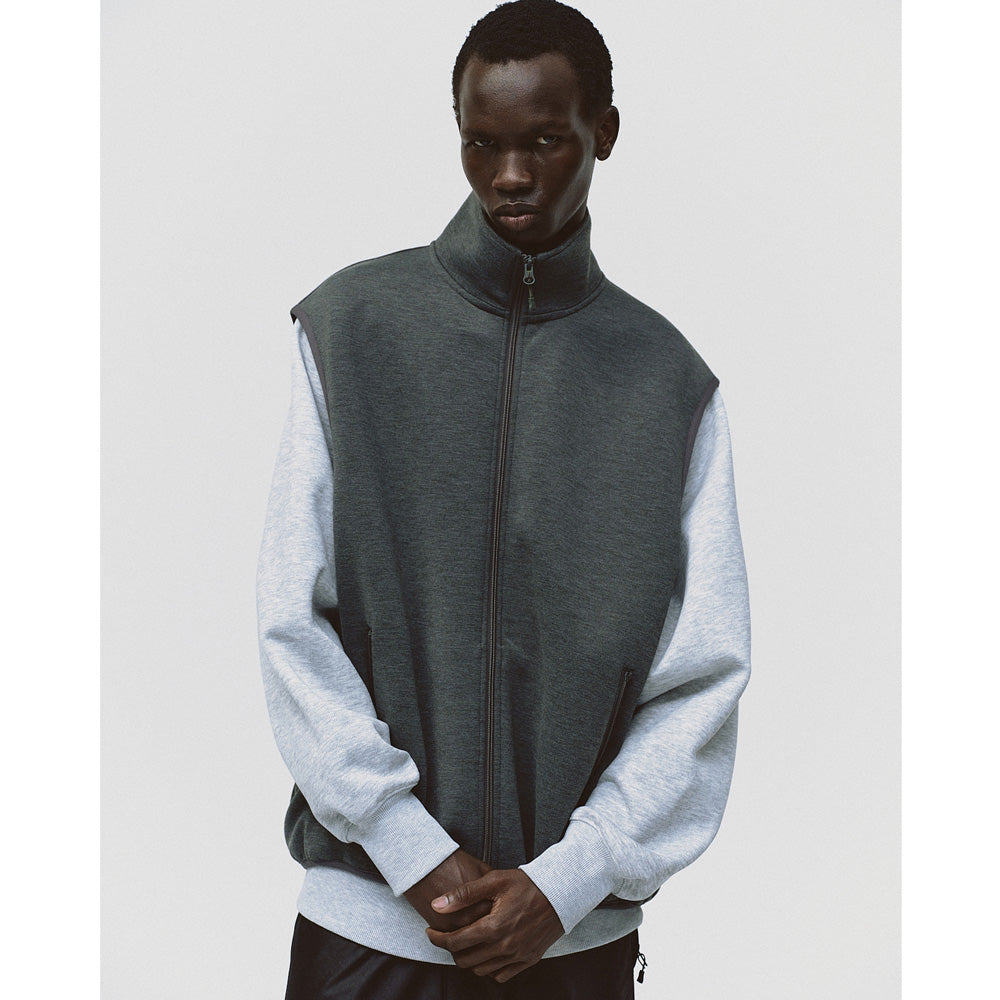 TECH SCUBA KNIT STAND COLLAR VEST
