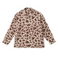 ORIGINAL PRINTED OPEN COLLAR SHIRTS (Giraffe) Long-sleeve
