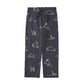 ORIGINAL PRINTED EASY TROUSER (Animal Drawing)