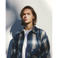 TECH SPORTS OPEN COLLAR SHIRT L/S BIG TARTAN