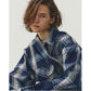 TECH SPORTS OPEN COLLAR SHIRT L/S BIG TARTAN