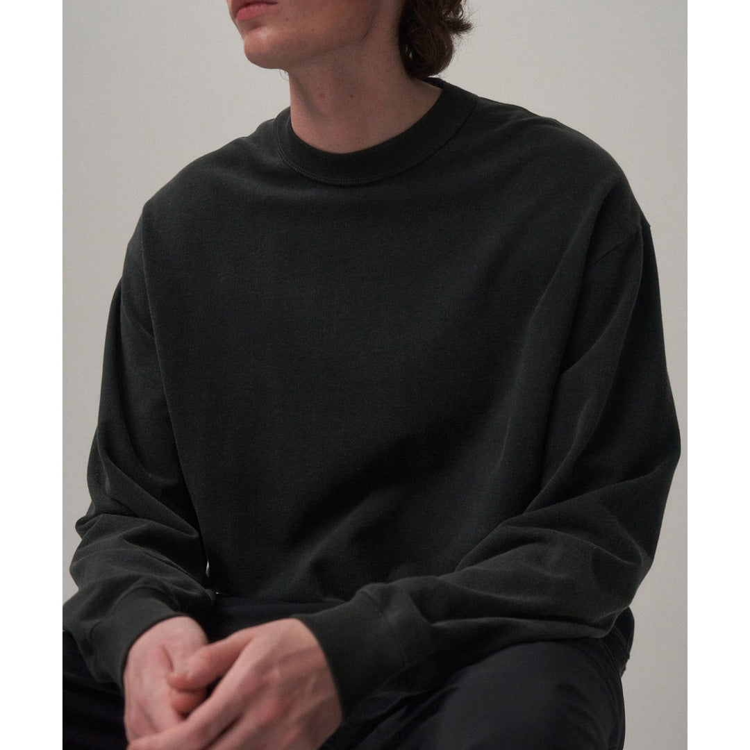 ATON) FRESCA URAKE CREWNECK PULLOVER (KKAGLM0117) | ATON