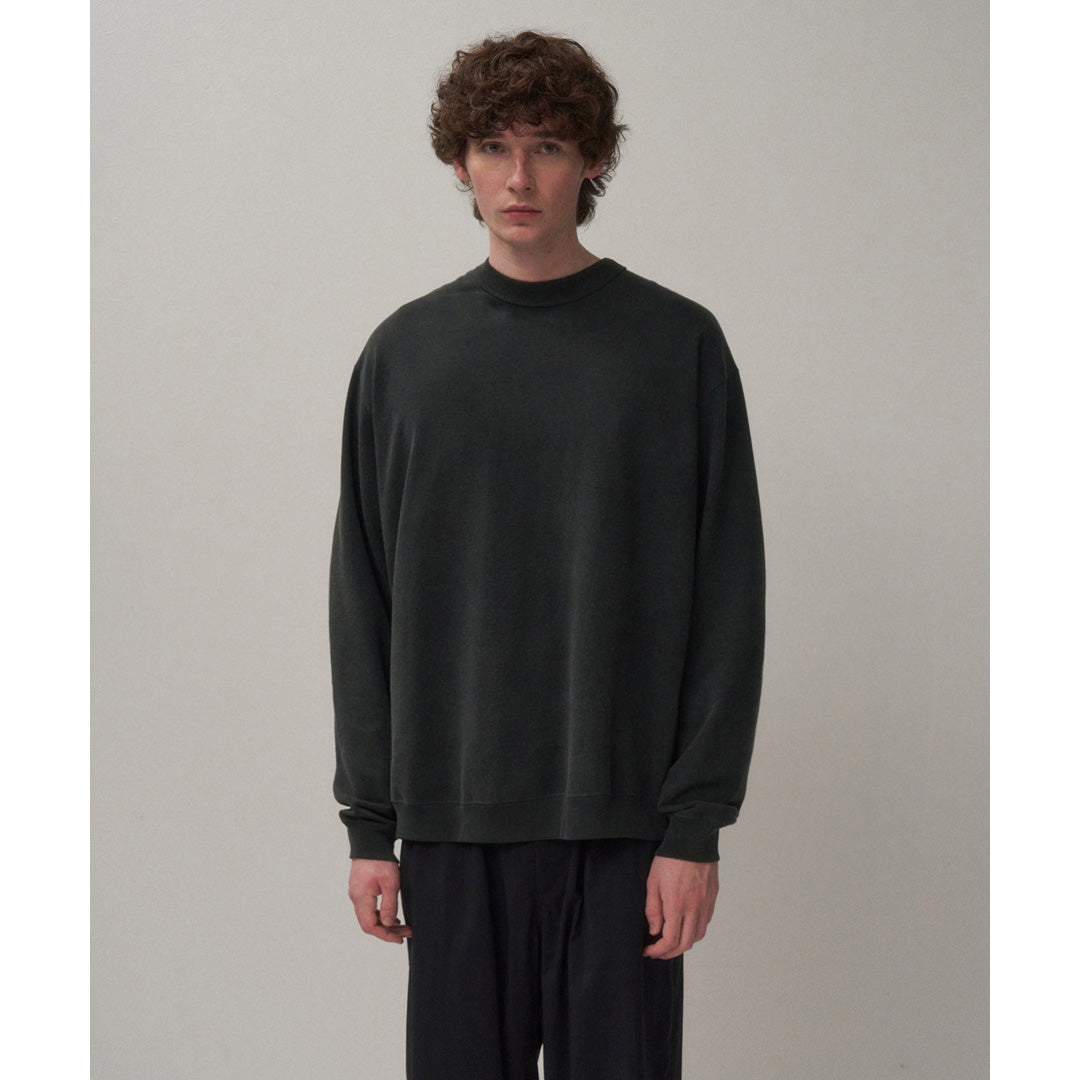 ATON) FRESCA URAKE CREWNECK PULLOVER (KKAGLM0117) | ATON