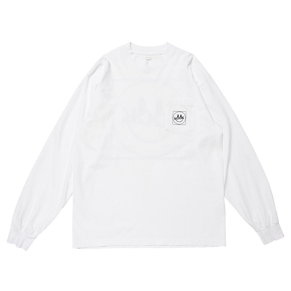 LQQK Smiley logo Pocket tee
