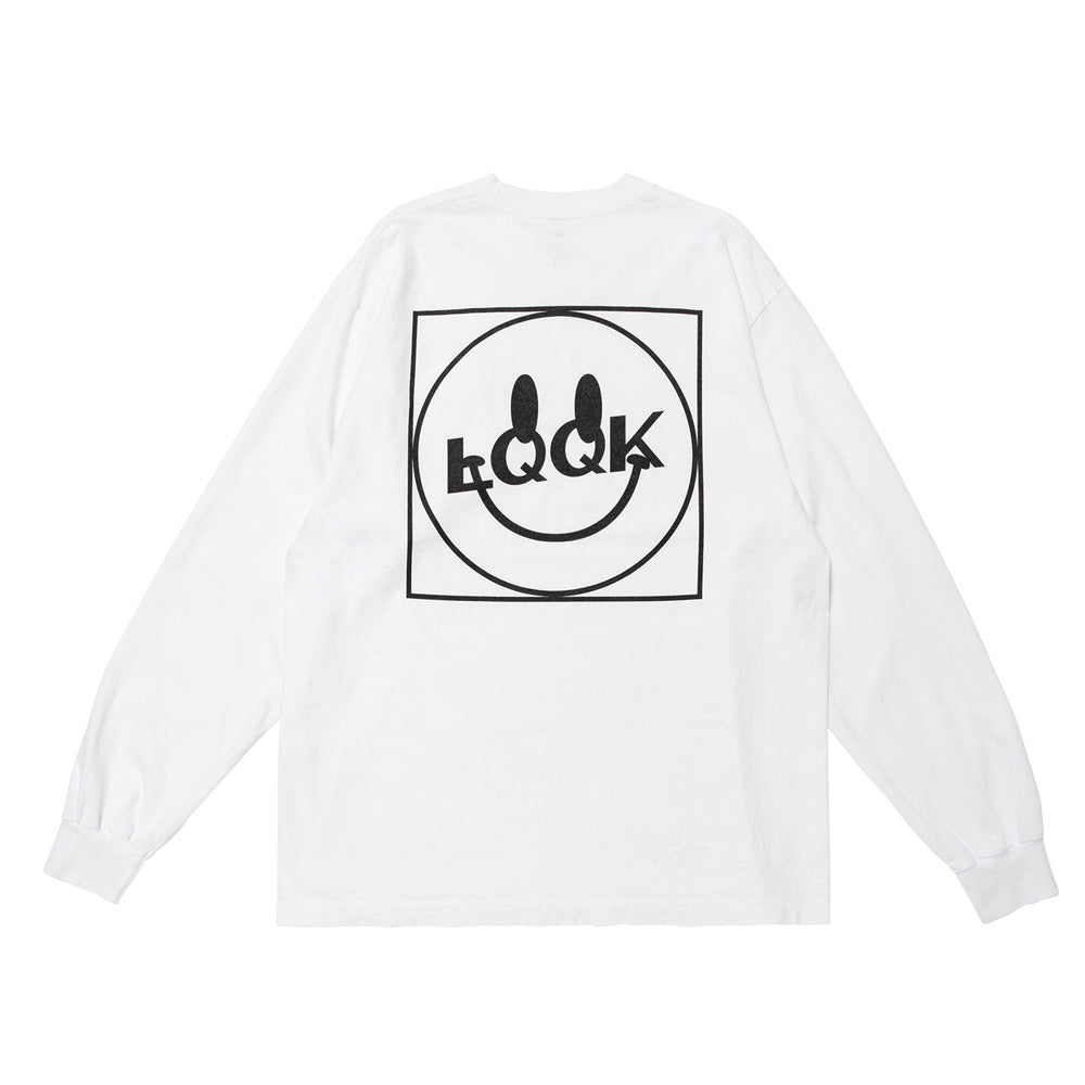LQQK Smiley logo Pocket tee
