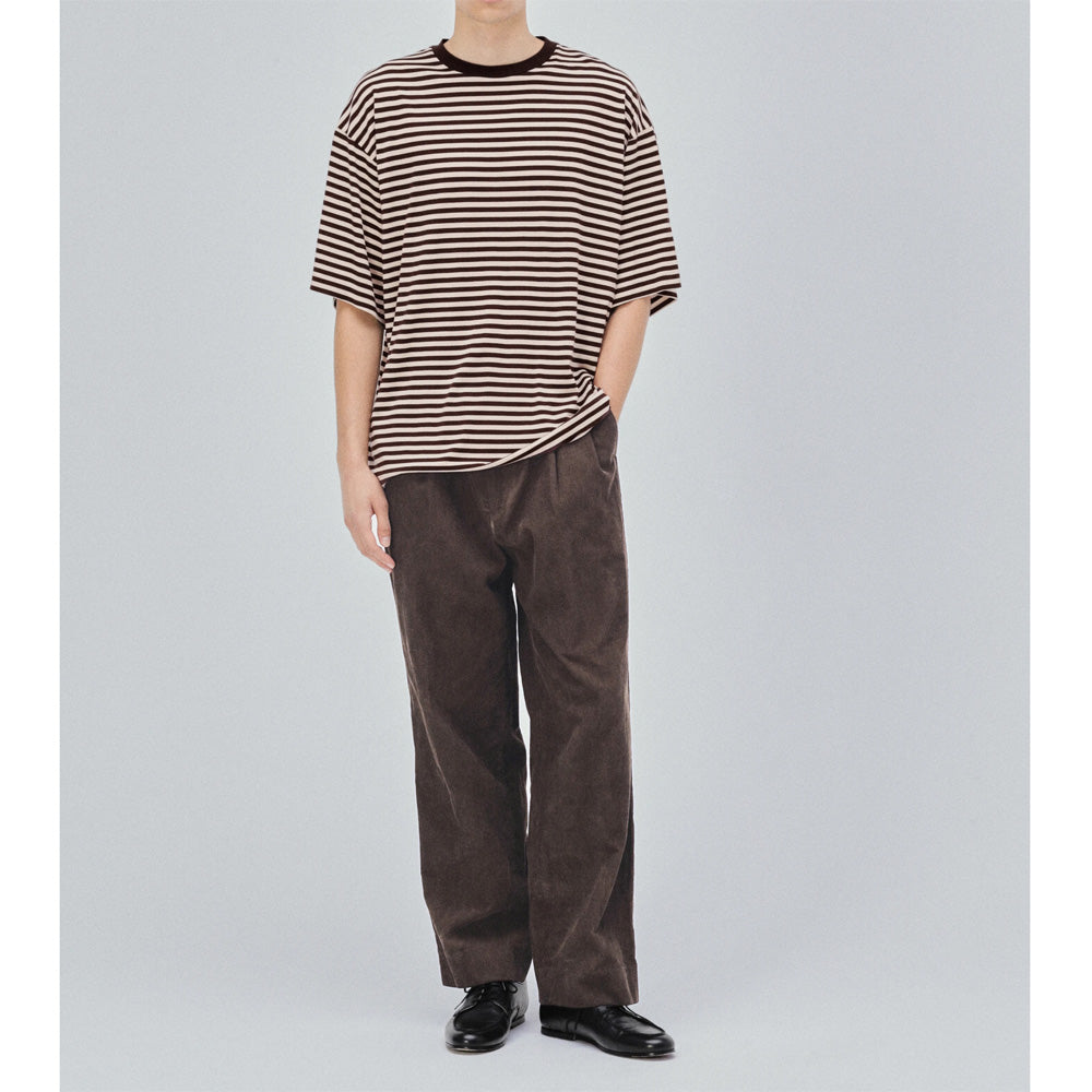 Corduroy Mud-dyed Shoecut Slacks