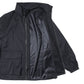 HARD TWIST POLYESTER SATIN LAMINATE ZIP BLOUSON