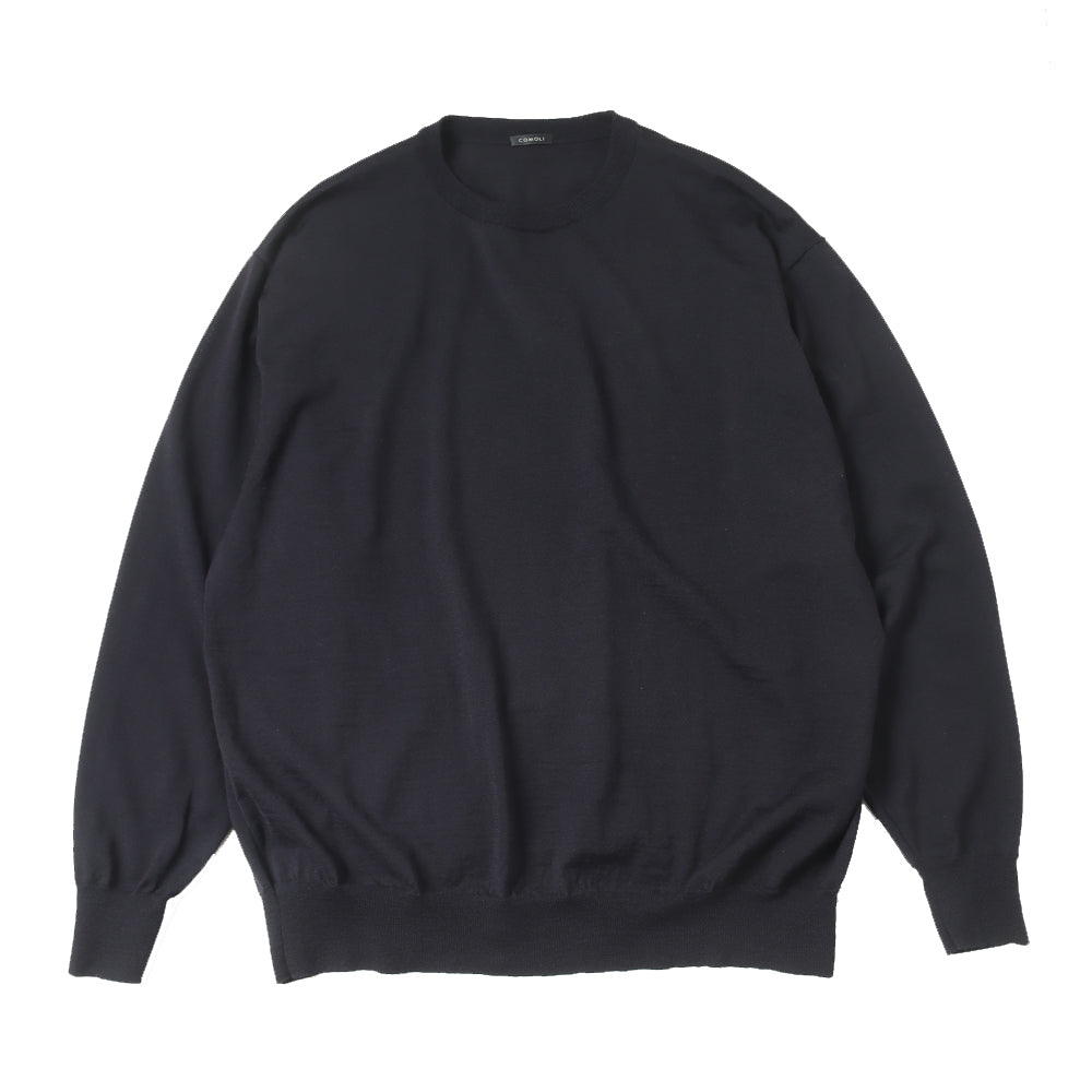 Wool crew neck knit