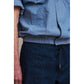 GATHERED WAIST MARLBORO SHIRTS (Short-sleeve)
