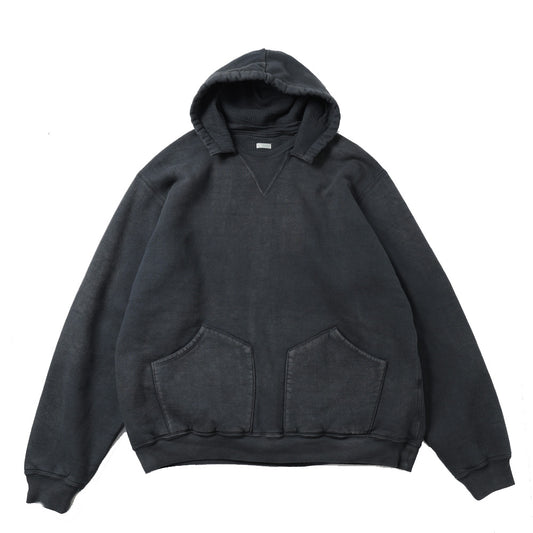 Vintage Attached Hood Sweat Parka