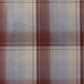 OMBRE PLAID OPEN COLLAR BLOUSE