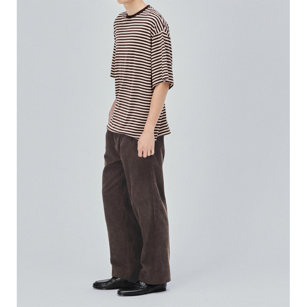 Corduroy Mud-dyed Shoecut Slacks