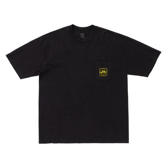 LQQK Smiley logo Pocket tee
