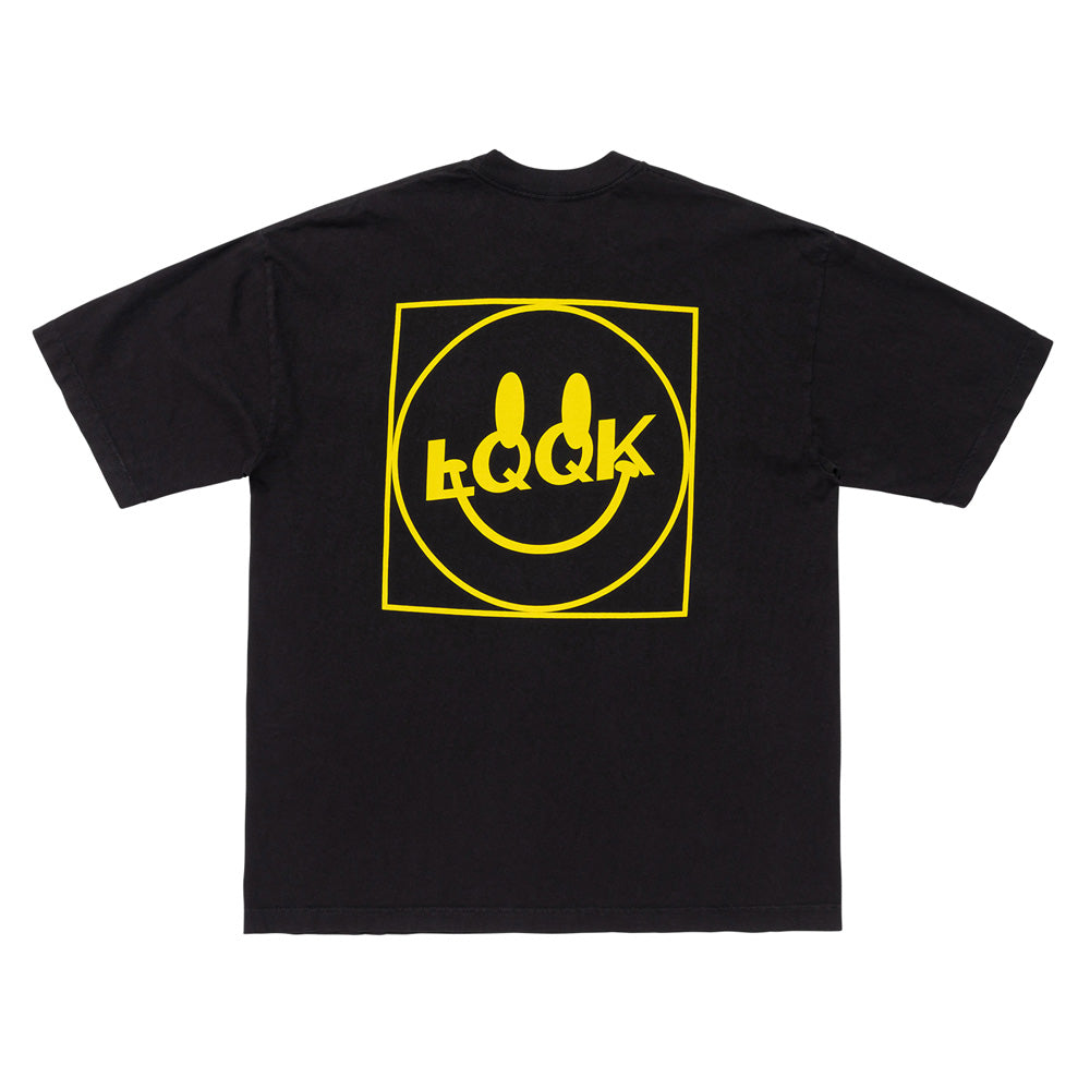 LQQK Smiley logo Pocket tee