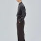 Wool Herringbone Easy Trousers