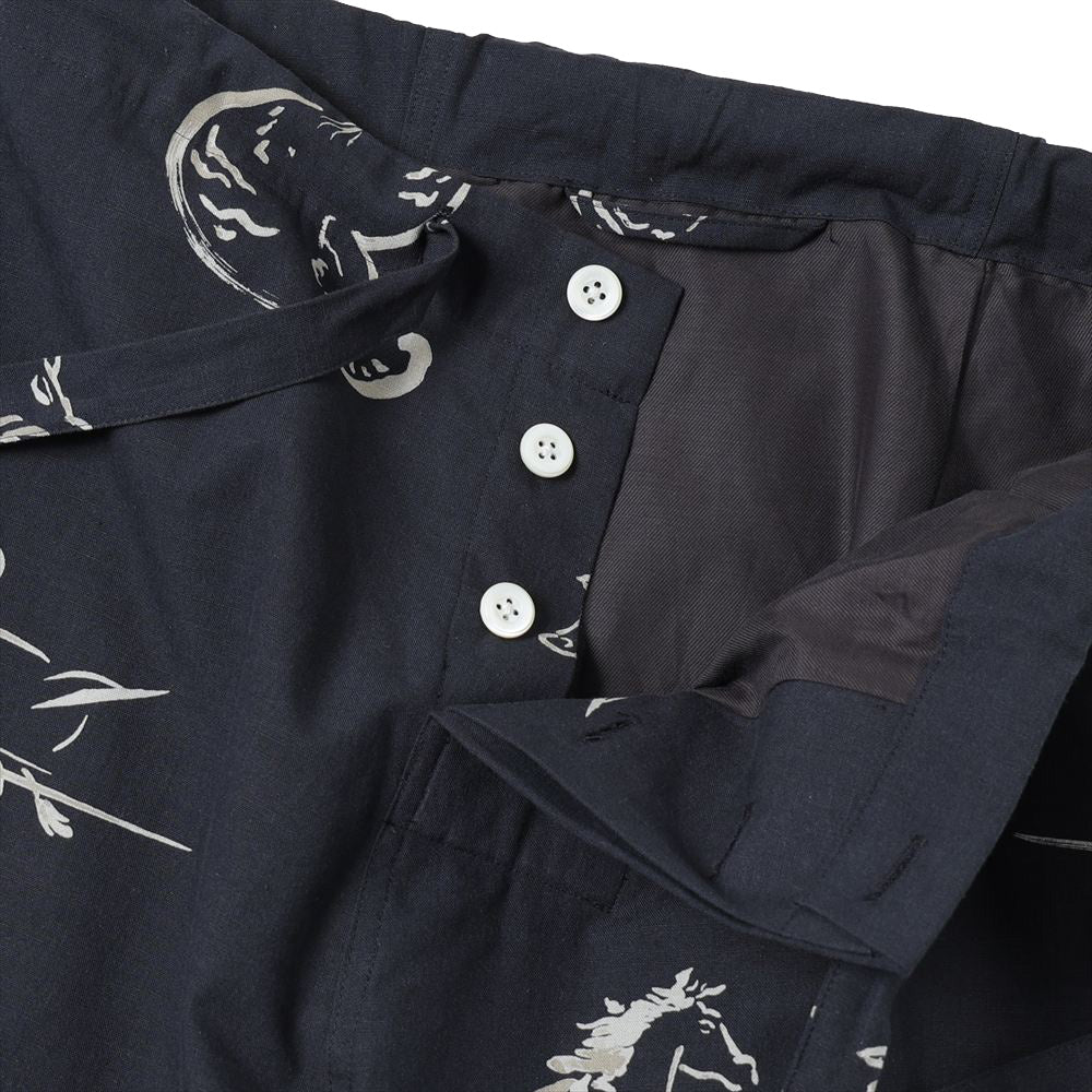 ORIGINAL PRINTED EASY TROUSER (Animal Drawing)