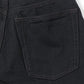 ブラック スビンコットン 13.5oz バギーデニム(BLACK)