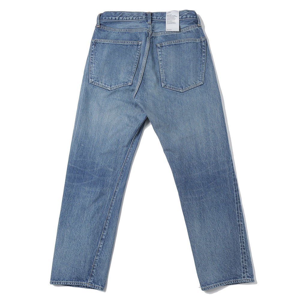 CIOTA) Tapered 5 Pocket Pants/Medium Dark Blue Damage (PTLM-22TP