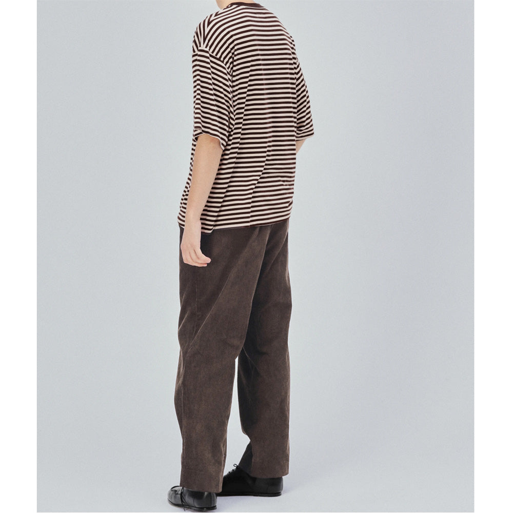 Corduroy Mud-dyed Shoecut Slacks